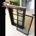 Factory outlet american crank casement window aluminum with grill design